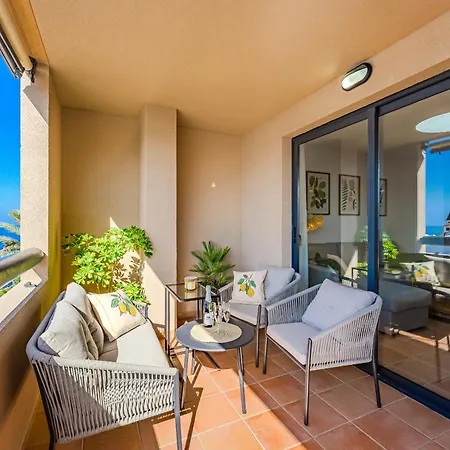 Sea View Family Heated Pool Apartament Costa Adeje (Tenerife)